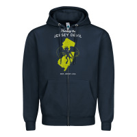 Navy home of the jersey devil   new jersey, usa t shirt Zipper Hoodie - linhVisuals