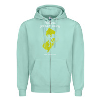Seafoam home of the jersey devil   new jersey, usa t shirt Zipper Hoodie - linhVisuals