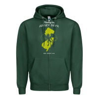 Sports Green home of the jersey devil   new jersey, usa t shirt Zipper Hoodie - linhVisuals