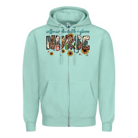 Seafoam nurse coffee scrubs rubber gloves Zipper Hoodie - JahusDesignShop
