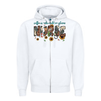 Nurse Coffee Scrubs Rubber Gloves Zipper Hoodie | Teevron