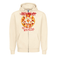 Sandshell papa roach   official merchandise  cut my life into pizzas t shirt Zipper Hoodie - linhVisuals