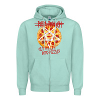 Seafoam papa roach   official merchandise  cut my life into pizzas t shirt Zipper Hoodie - linhVisuals