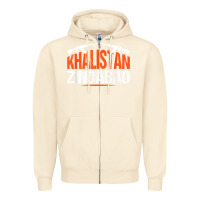 Sandshell sikh khalistan zindabad singh punjabi t shirt Zipper Hoodie - linhVisuals