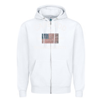 White cape cod massachusetts american flag usa travel vintage pullover hoodi Zipper Hoodie - linhVisuals