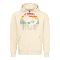 Sandshell retro more cowbell shirt funny drummer gift vintage t shirt Zipper Hoodie - linhVisuals