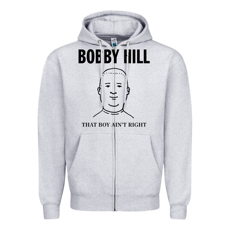 Bobby Hill That Boy Ain't Right [tw] Zipper Hoodie by linhVisuals | Teevron
