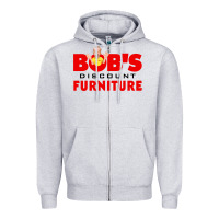 Heather Grey bobs discount furniture Zipper Hoodie - linhVisuals