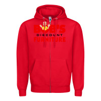 Red bobs discount furniture Zipper Hoodie - linhVisuals