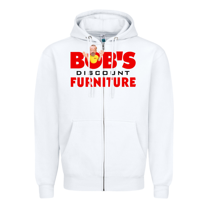 Bobs Discount Furniture Zipper Hoodie by linhVisuals | Teevron