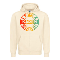 Sandshell i wish a karen would t shirt Zipper Hoodie - linhVisuals