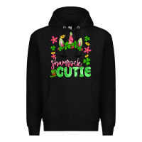 Black shamrock cutie artiststas Premium Hoodie - Artiststas