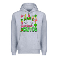 Heather Grey shamrock cutie artiststas Premium Hoodie - Artiststas