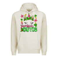 Oatmeal Heather shamrock cutie artiststas Premium Hoodie - Artiststas