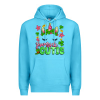 Ocean Blue shamrock cutie artiststas Premium Hoodie - Artiststas