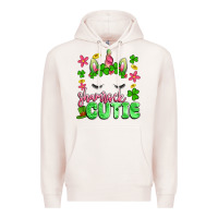 Pale Pink shamrock cutie artiststas Premium Hoodie - Artiststas