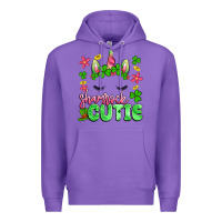 Purple shamrock cutie artiststas Premium Hoodie - Artiststas