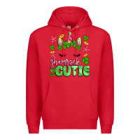 Red shamrock cutie artiststas Premium Hoodie - Artiststas