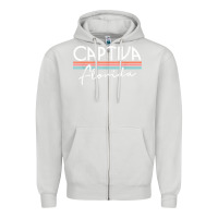 Dove Grey captiva florida t shirt Zipper Hoodie - linhVisuals