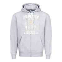 Heather Grey i can't fix stupid   funny carpentry woodworking carpenter t shirt Zipper Hoodie - linhVisuals