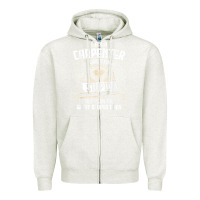 Oatmeal Heather i can't fix stupid   funny carpentry woodworking carpenter t shirt Zipper Hoodie - linhVisuals