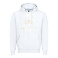 White i can't fix stupid   funny carpentry woodworking carpenter t shirt Zipper Hoodie - linhVisuals