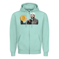 Seafoam el salvador bitcoin bukele legal tender cryptocurrency btc t shirt Zipper Hoodie - linhVisuals
