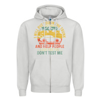 Dove Grey i will put you in the trunk and help people funny saying t shirt Zipper Hoodie - linhVisuals