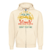 Sandshell i will put you in the trunk and help people funny saying t shirt Zipper Hoodie - linhVisuals