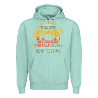 Seafoam i will put you in the trunk and help people funny saying t shirt Zipper Hoodie - linhVisuals