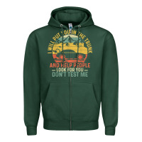 Sports Green i will put you in the trunk and help people funny saying t shirt Zipper Hoodie - linhVisuals