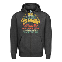 Charcoal Heather i will put you in the trunk and help people funny saying t shirt Zipper Hoodie - linhVisuals