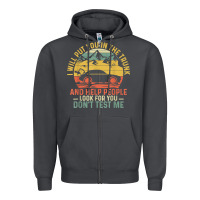 Smoke i will put you in the trunk and help people funny saying t shirt Zipper Hoodie - linhVisuals