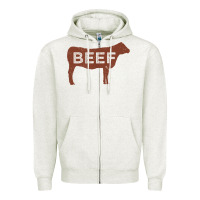 Oatmeal Heather beef t shirt, beef cattle shirt Zipper Hoodie - linhVisuals