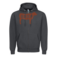 Smoke beef t shirt, beef cattle shirt Zipper Hoodie - linhVisuals