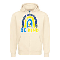 Sandshell be kind down syndrome awareness blue ribbon rainbow march 21 t shirt Zipper Hoodie - linhVisuals