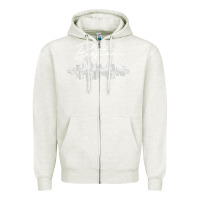 Oatmeal Heather boston skyline t shirt for women, men, girls & boys Zipper Hoodie - linhVisuals