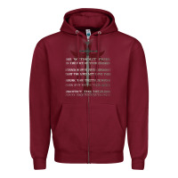 Burgundy knights templar crusader cross ring order be without fear t shirt Zipper Hoodie - linhVisuals