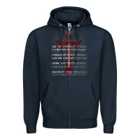 Navy knights templar crusader cross ring order be without fear t shirt Zipper Hoodie - linhVisuals