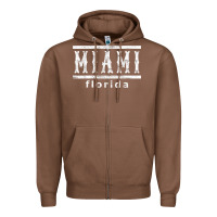 Chestnut miami florida souvenir t shirt Zipper Hoodie - linhVisuals