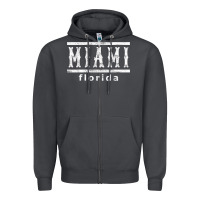 Smoke miami florida souvenir t shirt Zipper Hoodie - linhVisuals