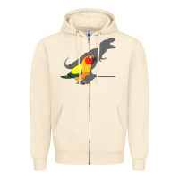 Sandshell cute screaming parrot, birb memes, funny t rex sun conure t shirt Zipper Hoodie - linhVisuals