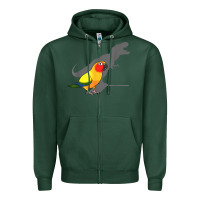 Sports Green cute screaming parrot, birb memes, funny t rex sun conure t shirt Zipper Hoodie - linhVisuals