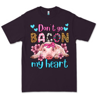 Plum don't go bacon my heart olivia Premium Tee - OliviaCreatesArt