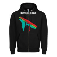 Black boys like girls [tb] Zipper Hoodie - linhVisuals
