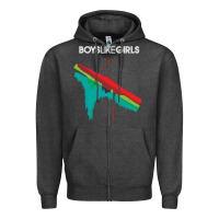 Charcoal Heather boys like girls [tb] Zipper Hoodie - linhVisuals