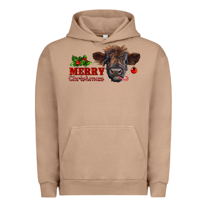 Merry Christmas Calf Urban Hoodie by RanaPortraitStore | Teevron