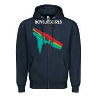 Navy boys like girls [tb] Zipper Hoodie - linhVisuals