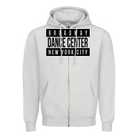 Dove Grey broadway dance center [tw] Zipper Hoodie - linhVisuals