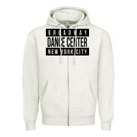 Oatmeal Heather broadway dance center [tw] Zipper Hoodie - linhVisuals